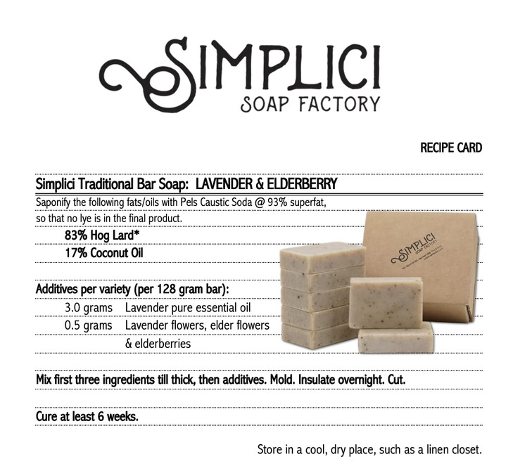 Simplici Lavender Garden Natural Soap exfoliating pure essential oils 6 Bar Value Bag Palm Free
