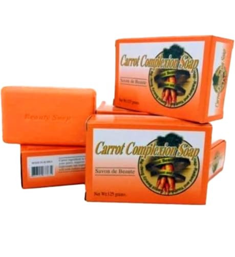 Carrot Complexion Soap Skin Tone Improvement wCarrot Oil 12 Pack