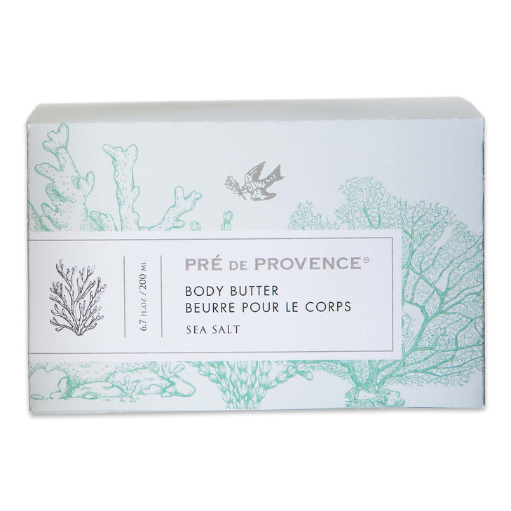 Pre de Provence Collection Shea Butter Enriched Body Butter Soothing Hydrating Emollient Cream Body Moisturizer for Wome