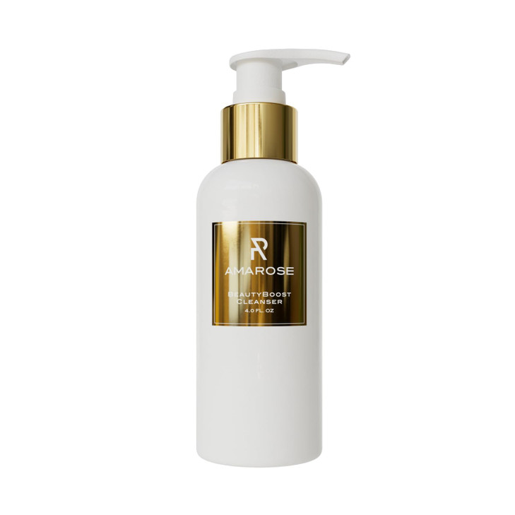 Amarose Beauty Boost Cleanser Energizing Formula Purifies Pores Nourishes Skin Gentle Face Cleanser For Women Energizes