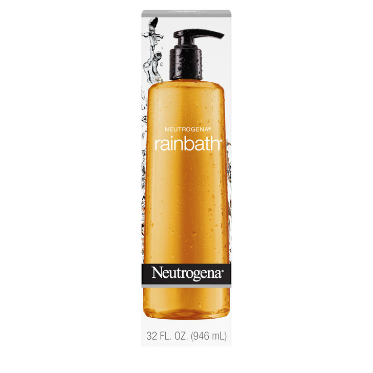 Neutrogena Rainbath Cleansing Shower Bath Gel Daily Moisturizing Body Wash Cleanser Shaving Gel for Men Women CleanRinsi