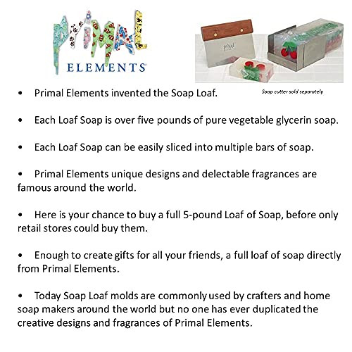 Primal Elements Soap Loaf Soccer 55 Pound