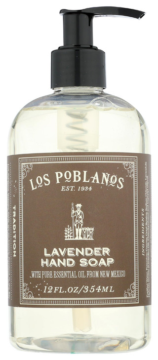Los Poblanos Hand Soap Lavender 12 Fl Oz