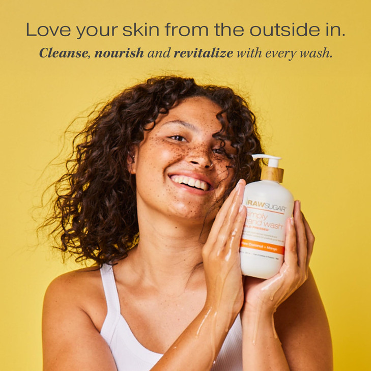 RAW SUGAR Hand Wash Variety Bundle Lemon Sugar Watermelon Fresh Mint Pineapple Maqui Berry Coconut Raw Coconut Mango For