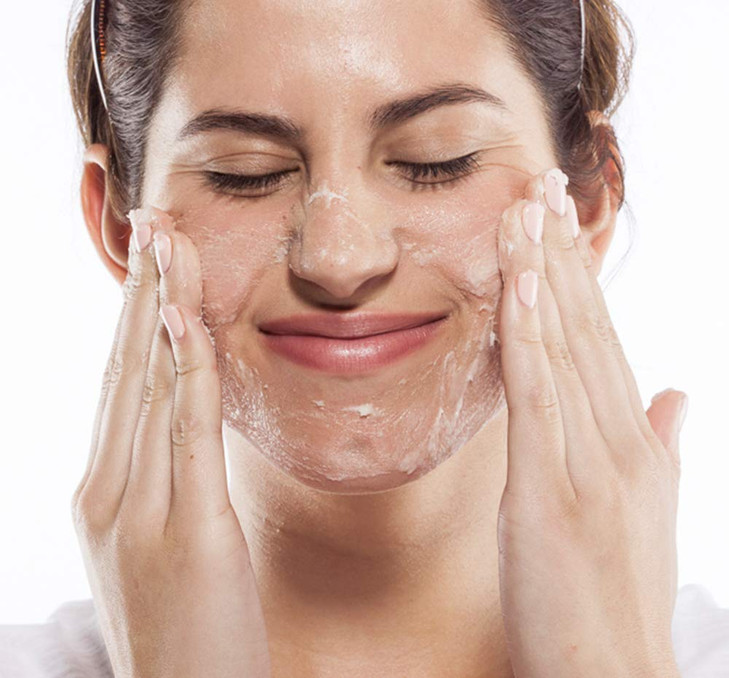 FarmHouse Fresh Face Exfoliator Sugar Face Scrub Gentle Exfoliating Face Cleanser with Shea Butter One Fine Day Flawless