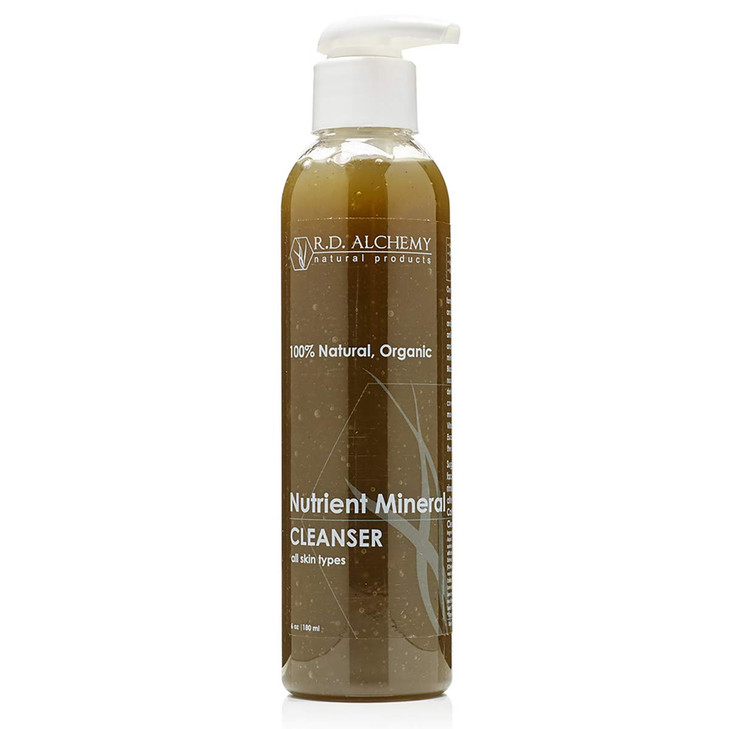 RD Alchemy Natural Organic Nutrient Mineral Cleanser to Nourish Renew Stressed Congested Malnourished Skin Contains Chlo