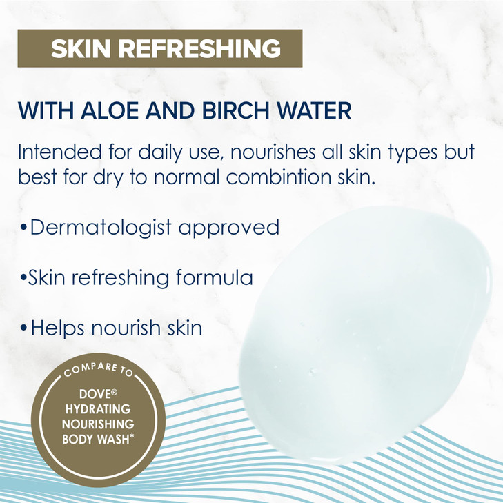 TrueReal Hydrating Body Wash 22 oz 4 Pack