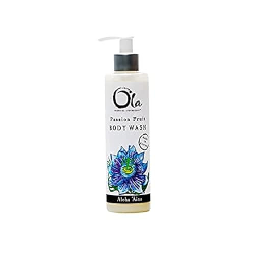 Tropical Apothecary Ola Passion Fruit Body Wash with Pure Tropical Oils and Plant Extracts 8 Fl Oz