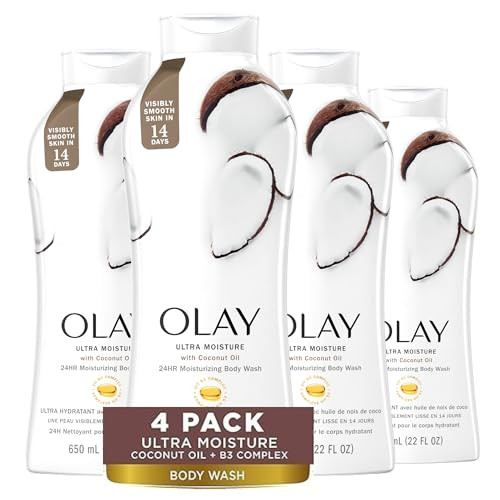 Olay Body Wash for Women Ultra Moisture 24hr Moisturizing Hydrating Refreshing B3 Vitamin Complex Free of Parabens Phtha