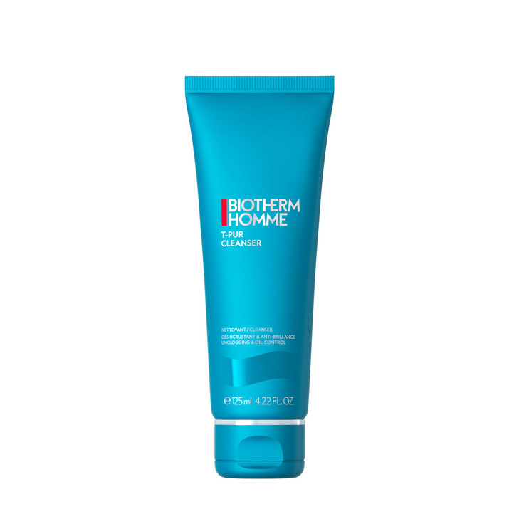 Biotherm Homme TPur Cleanser a ClayLike Unclogging And Purifying Facial Cleanser For Men with Normal to Oily Skin with S