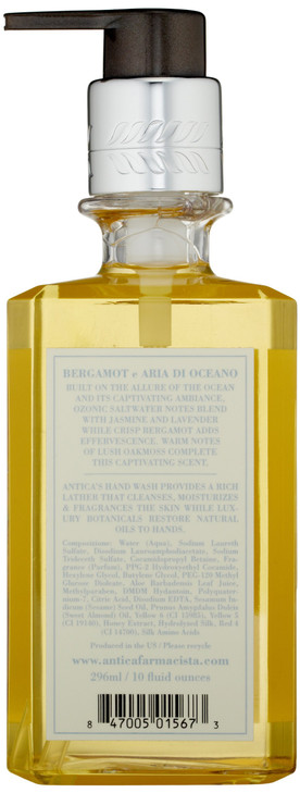 Antica Farmacista Hand Body Wash Luxury Nourishing Body Wash Hydrating Hand Cleansing Wash Bath Body Gift Bergamot Ocean