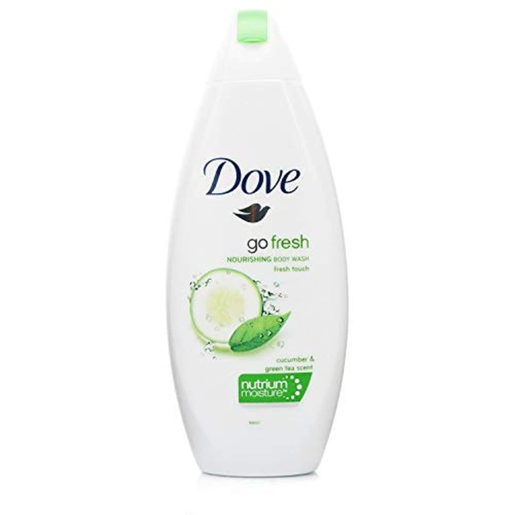 Dove Go Fresh Cool Moisture Fresh Touch Body Wash Cucumber and Green Tea 169 Oz 500 Ml Pack of 4 International Version