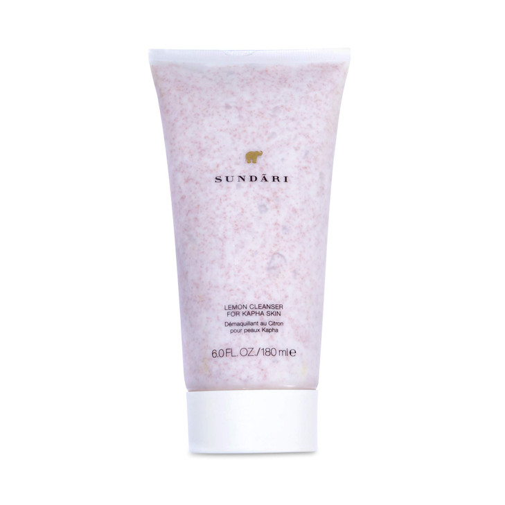 SUNDARI Lemon Cleanser 60 Fl Oz Gentle Exfoliating Cream Formula Removes Impurities Balances pH NonFoaming Controls Exce