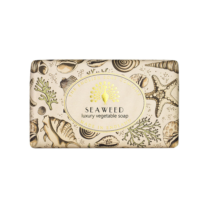 The English Soap Company Vintage Wrapped Soap Bar, Seaweed Scent 190g online at globaldelivered