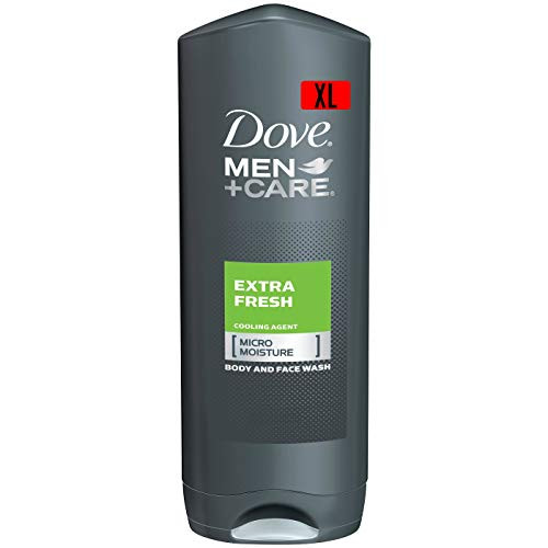 Dove Men Care Body Face Wash Extra Fresh 135 Fl Oz 400 mL X 6 Pack Case Made in Germany
