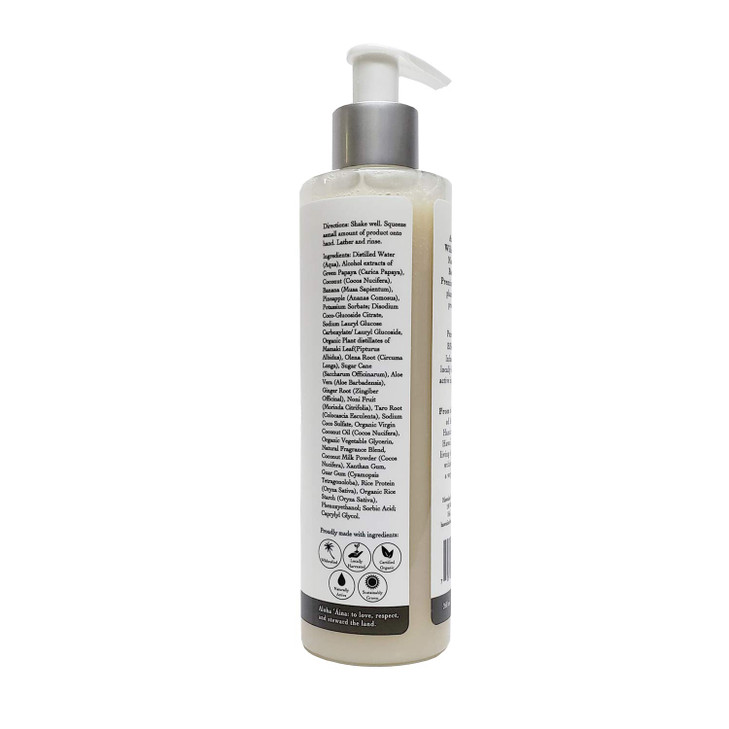 OLA TROPICAL APOTHECARY Coconut Body Wash with Pure Tropical Oils and Plant Extracts 8 fl oz