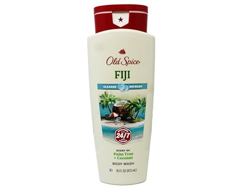 Old Spice Body Wash for Men Fresher Fiji Scent Fresher Collection 16 Fluid Ounce Pack of 4
