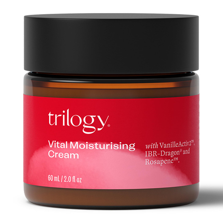 Trilogy Vital Moisturising Cream Enhanced Formula with Rosapene VanilleActiv2 IBRDragon 20 fl oz