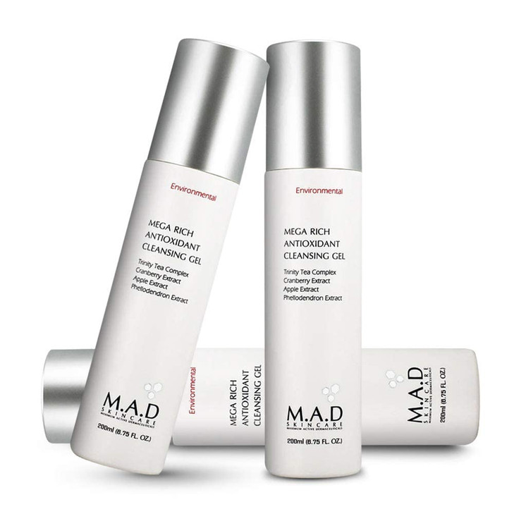 MAD Skincare Environmental Mega Rich Antioxidant Facial Cleansing Gel 675 oz