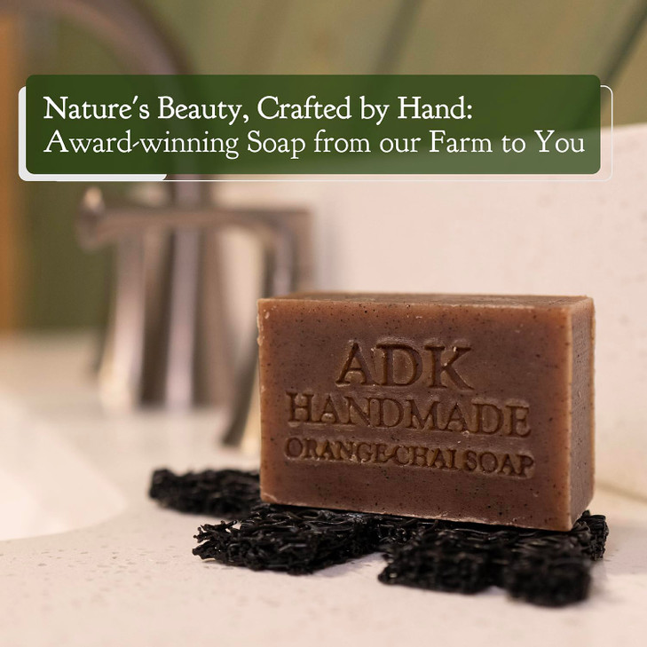 ADK Orange Chai Soap Natural Soap Bar 16oz Plant Based Made Organic Soap Vegan Soap for Men Women For All skin Types Ant