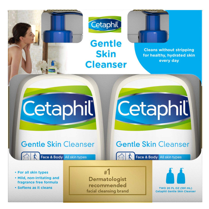 Cetaphil Gentle Skin Cleanser 20 Ounce 2 Pack