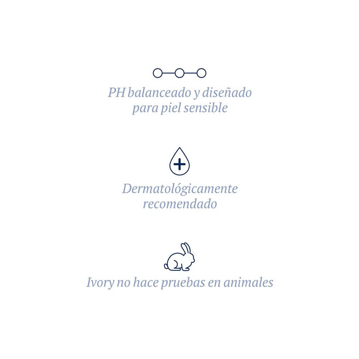 Ivory Sensitive Skin Moisturizing Body Wash Hint of Chamomile 179 Fl Oz Pack of 4