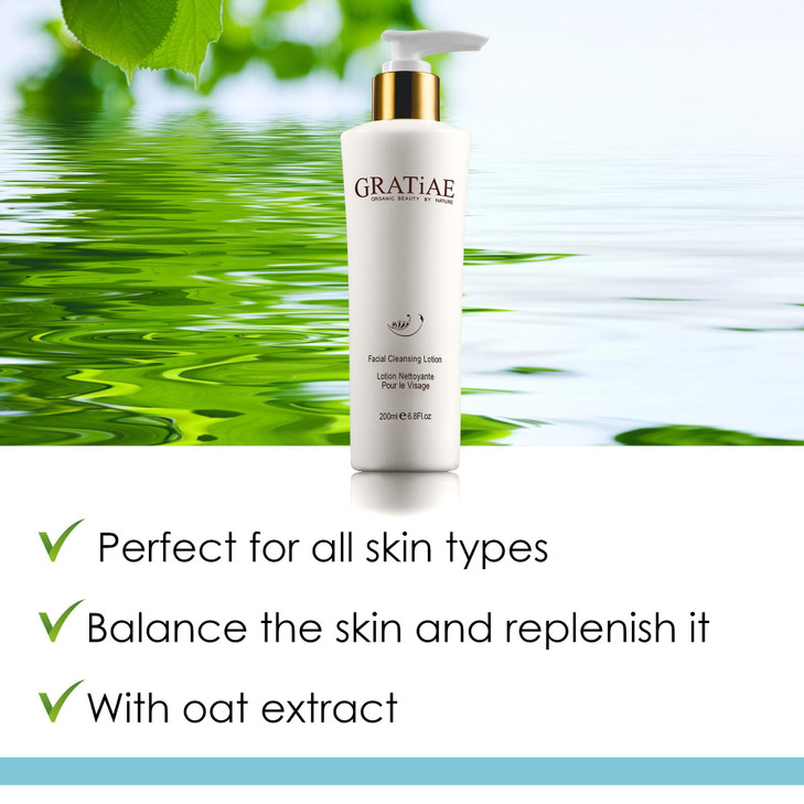 Gratiae Organics Facial Cleansing Lotion 68Ounce