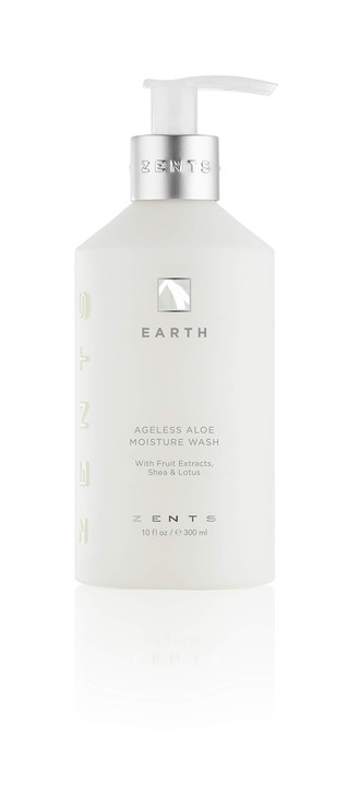 Zents Hand Body Wash Earth Fragrance Hydrating AntiAging Cleanser with Organic Shea Butter Aloe for Dry Skin Gentle Nour