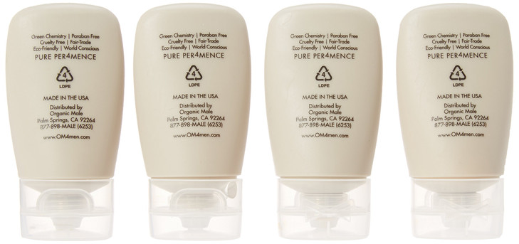 Organic Male OM4 Sensitive Travel Starter 4Step RegiMEN 4 ct