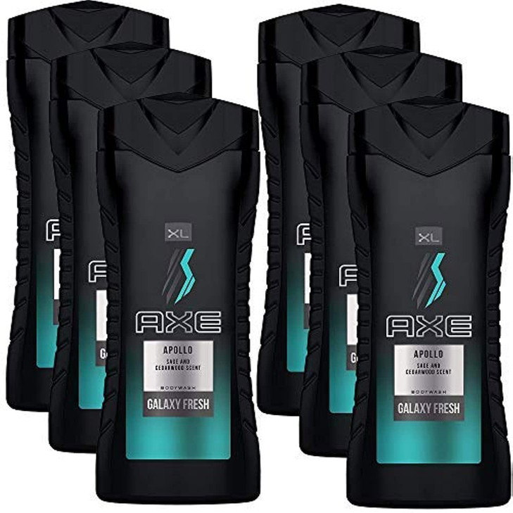 Axe Body Wash for Men Apollo 135 fl oz 6Pack