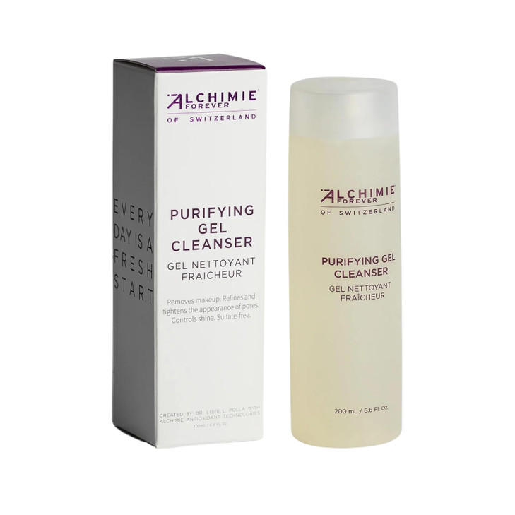 Alchimie Forever Purifying Gel Cleanser antioxidantrich Facial Cleanser With AntiAging Benefits Natural Ingredients Perf