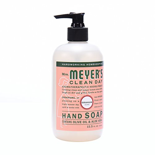 MRS MEYERS CLEAN DAY Hand Soap Made with Essential Oils Geranium 125 fl oz Pack of 6