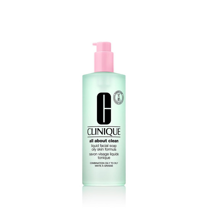 Clinique 3Step All About Clean Liquid Facial Cleanser Soap Face Wash For Oily Skin Skin Type 4 135 Fl Oz