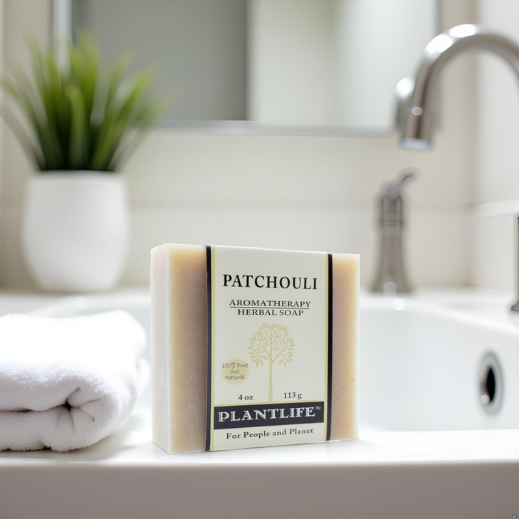 Plantlife Patchouli 6pack Bar Soap Moisturizing and Soothing Soap for Your Skin Hand Crafted Using PlantBased Ingredient