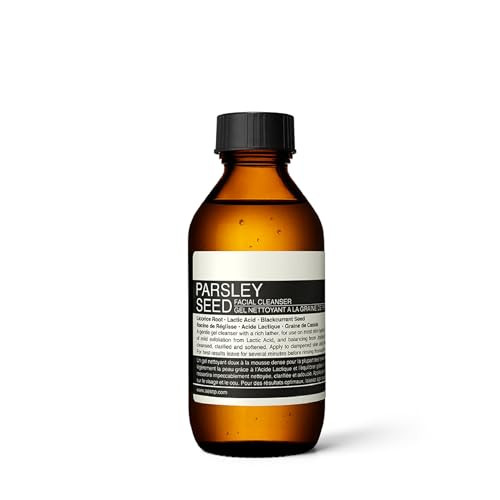 Aesop Parsley Seed Travel Face Cleanser Mild Exfoliation to Clarify Smooth Cleanse Skin 34oz 100mL