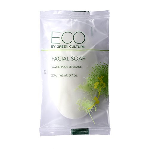 Eco By Green Culture SPEGCFL Facial Soap Bar Clean Scent 071 oz Pack 100Carton