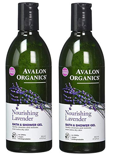 Avalon Organics Therapeutic Bath Shower Gel Lavender 32 oz 2 pack2