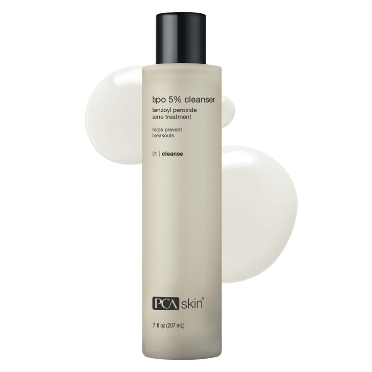 PCA SKIN 5 Benzoyl Peroxide Face Wash Foaming Acne Facial Cleanser for Oily and Acne Prone Skin Eliminates Existing Acne