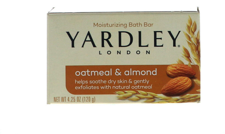 Yardley Oatmeal and Almond Bar Soap 40 0Z 113g 20 Bars
