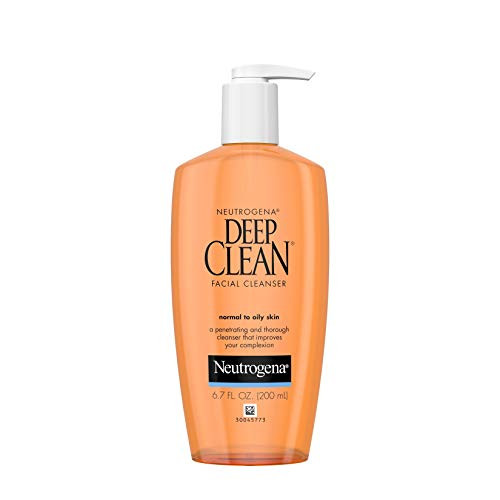 Neutrogena Deep Clean Daily Facial Cleanser with Beta Hydroxy Acid for Normal to Oily Skin AlcoholFree OilFree NonComedo
