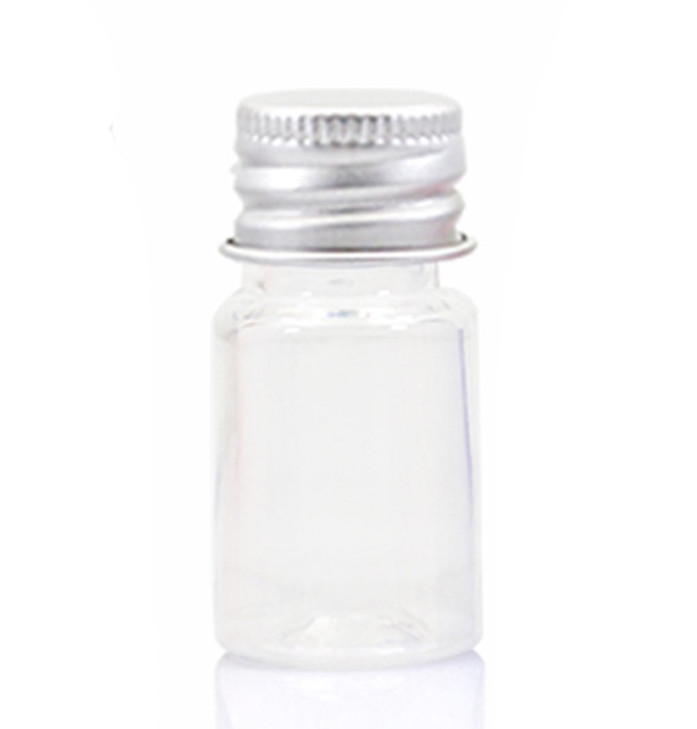 24Pcs 5ml Empty Plastic Bottles Vials Tiny Jars Sample Bottle Mini Storage Container Case with Aluminum Screw Cap for Facial Cream, Cosmetics, Powder online at globaldelivered