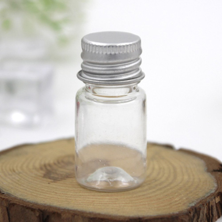 24Pcs 5ml Empty Plastic Bottles Vials Tiny Jars Sample Bottle Mini Storage Container Case with Aluminum Screw Cap for Facial Cream, Cosmetics, Powder online at globaldelivered