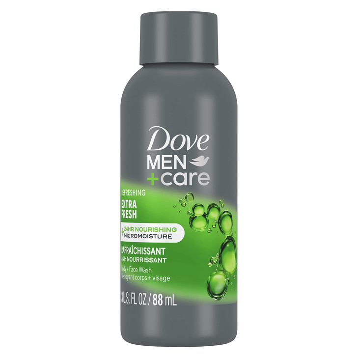 Dove MenCare Dove MenCare Body Wash Extra Fresh 3 Ounce Pack of 24
