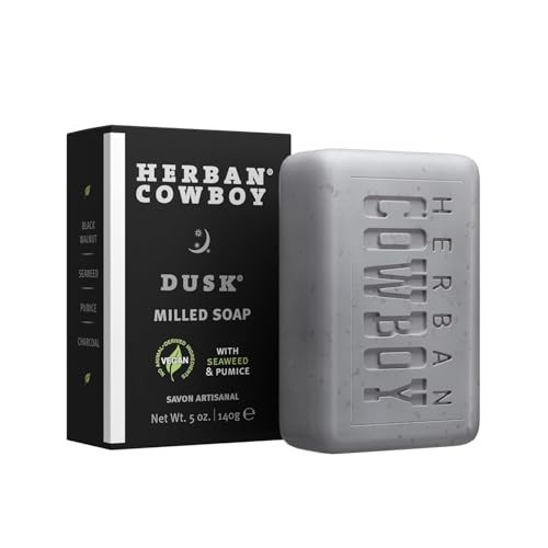 Herban Cowboy Sport Body Soap with Hints of Lemon Lavender and Patchouli 5 oz 6 Count Dusk