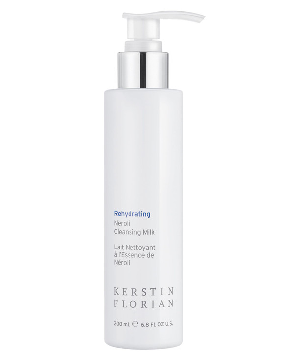 Kerstin Florian Rehydrating Neroli Cleansing Milk Gentle Makeup Remover and Face Wash for Normal to Sensitive Skin 68 fl
