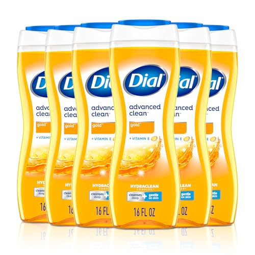 Dial Body Wash Advanced Clean Gold 16 fl oz Pack of 6