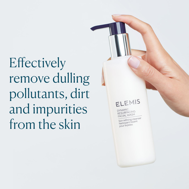 ELEMIS Dynamic Resurfacing Facial Wash Gentle Daily Gel Cleanser EnzymePowered Skin Refining Formula Sensitive Skin Frie
