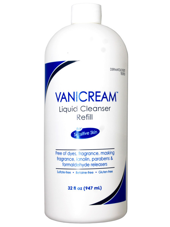 Vanicream Free Clear Liquid Cleanser Refill 32 oz Pack of 2