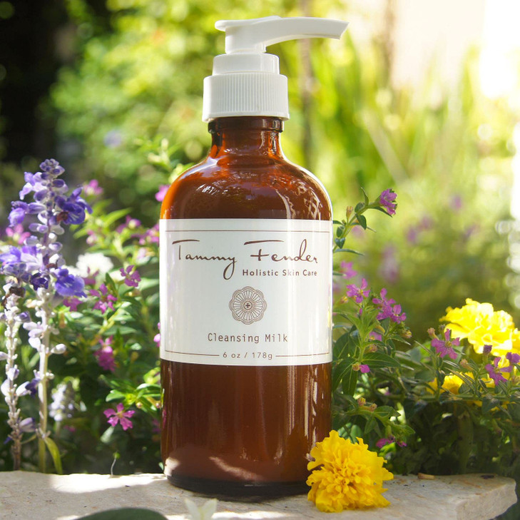 TAMMY FENDER Cleansing Milk Natural Facial Cleanser Natural Organic Cruelty Free NonToxic Skincare Lightweight Gentle Re