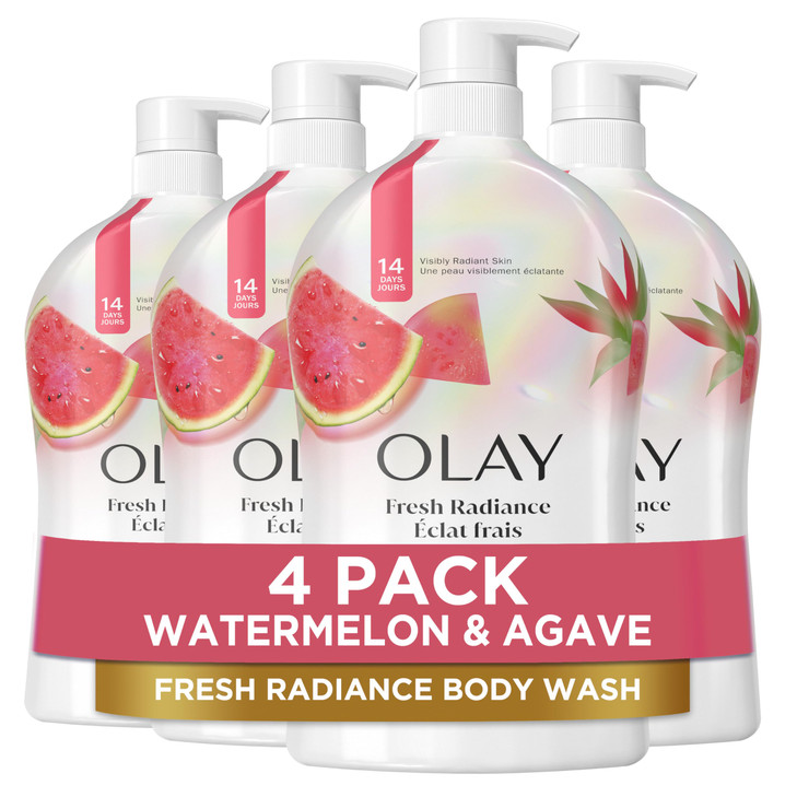 Olay Body Wash for Women Fresh Radiance Refreshing Renewing Made with Plant Based Cleansers B3 Botanical Complex For All